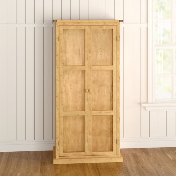 Fernleaf Julianna 2 Door Solid + Manufactured Wood Wardrobe & Reviews